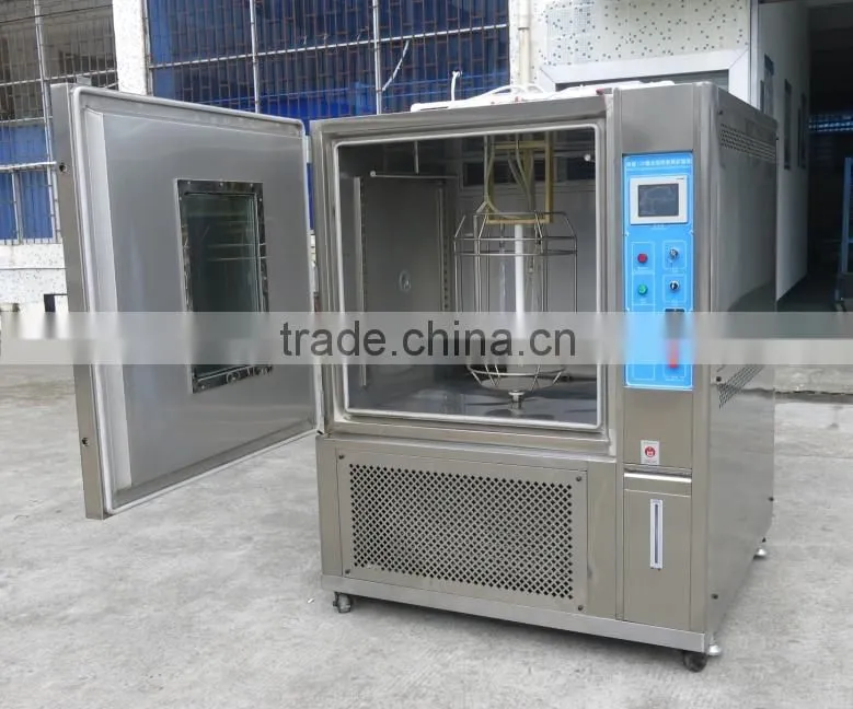 PLC control LCD touch screen UV lamp test chamber