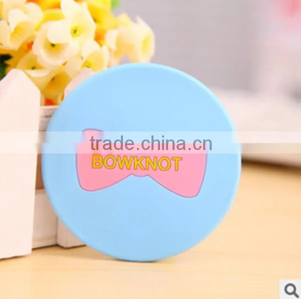 cheap personalized small portable silicone mirror for make-up