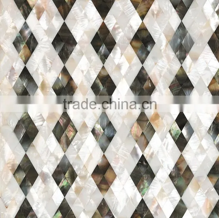 blacklip sea shell mosaic mix freshwater mother of pearl mosaic panel