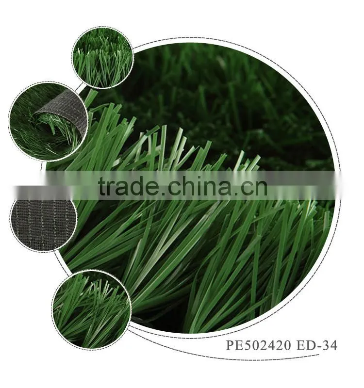 UV resistant indoor synthetic grass soccer fields carpet
