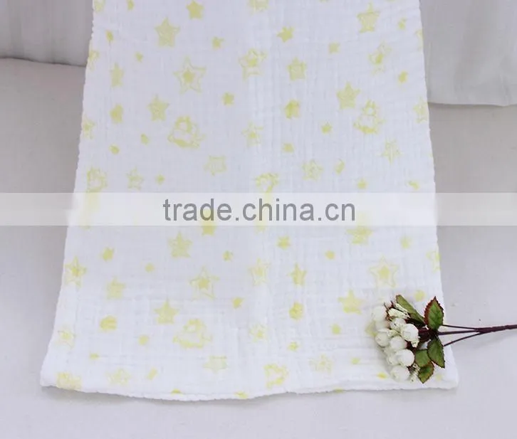 china wholesale medical grade105x105cm Cotton gauze wrapped baby 6 layer muslin blanket