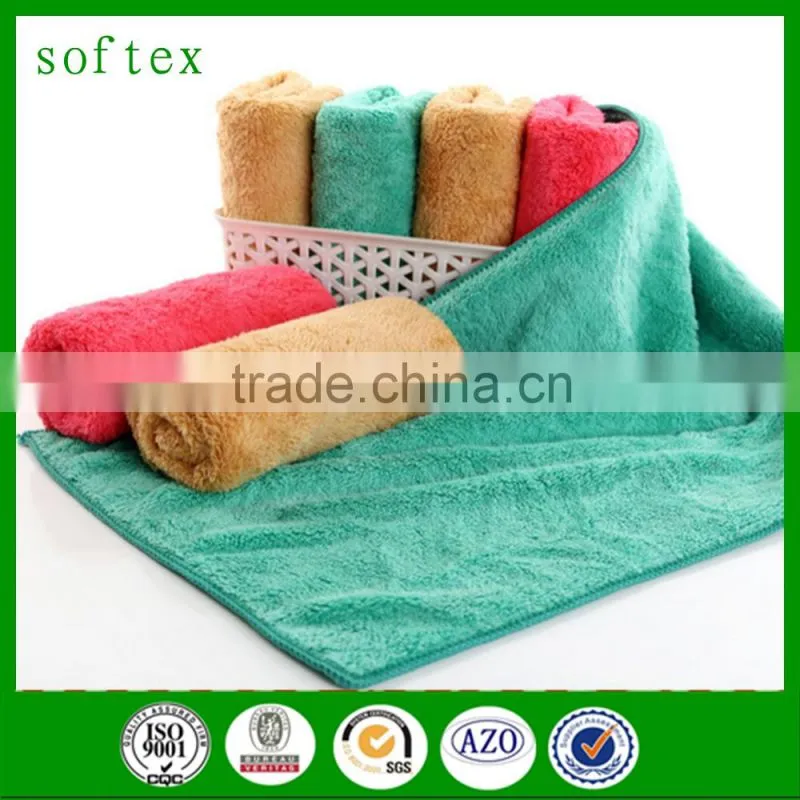 Coral fleece fabric,high absorbent cellulose sponge cloth