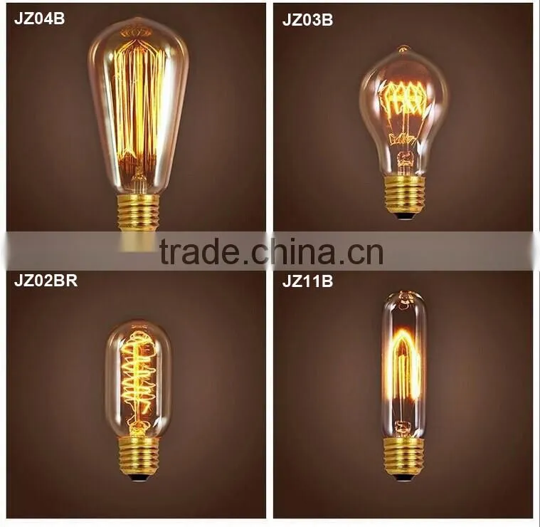Edison Light Bulb E27 40W 60W Vintage Bulb tube