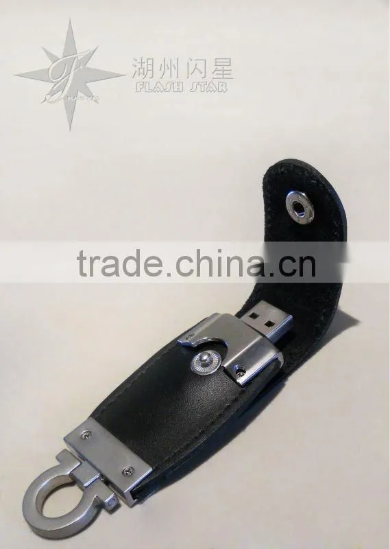 1gb-32gb Promotional High-speed Leather USB Flash Drives
