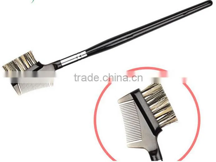 personalized double/two sideded makeup eyebrow brush