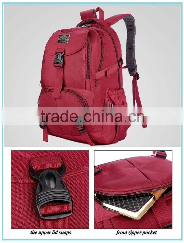 manufacturers china leisure laptop backpack high school backpack travelling backpack