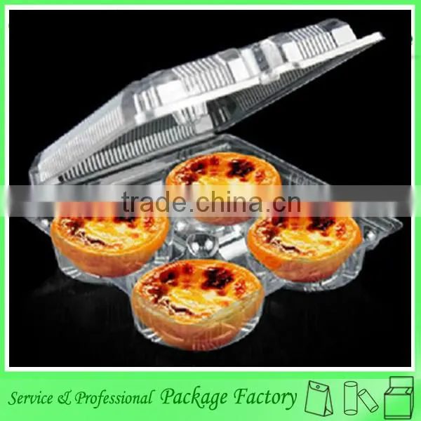 Transparent cheap blister hamburger baking tray