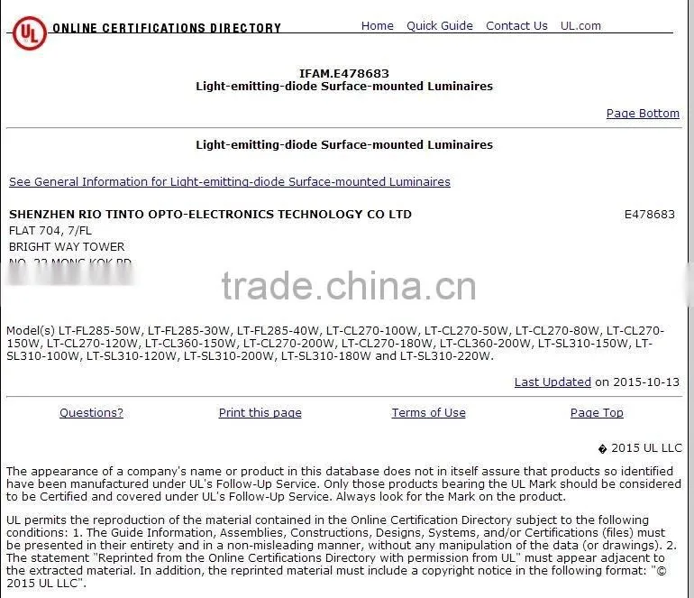 2016 Hot Sale CULus UL led industrial housing light 100W Led high bay lights for workshop Gym industrial lights