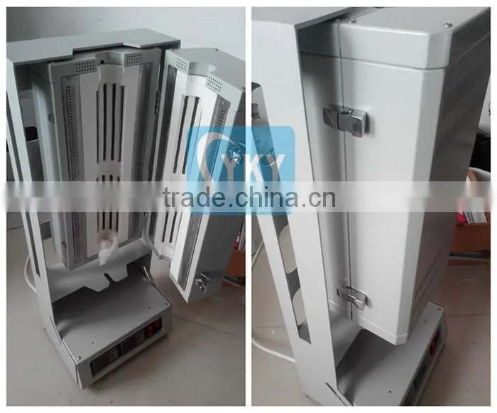 Manufacture 1200c vacuum lab vertical tube furnace with CE