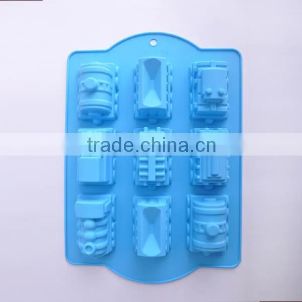 Circular Silicone jelly cake moulds