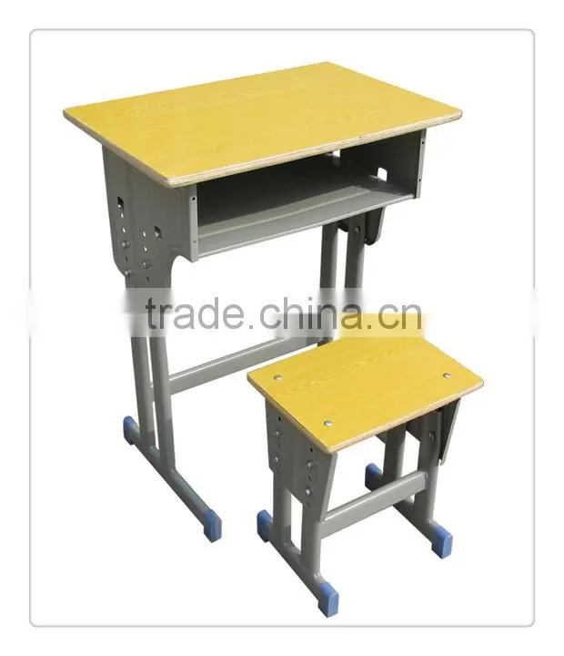 Primary adjustable school student desk with square stool TF-A-813