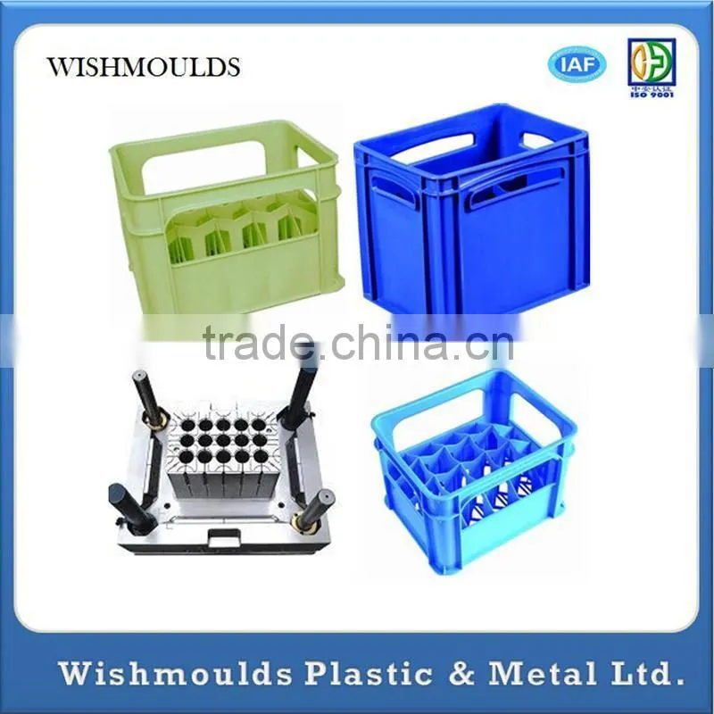 plastic injection 24 bottles beer crate mould