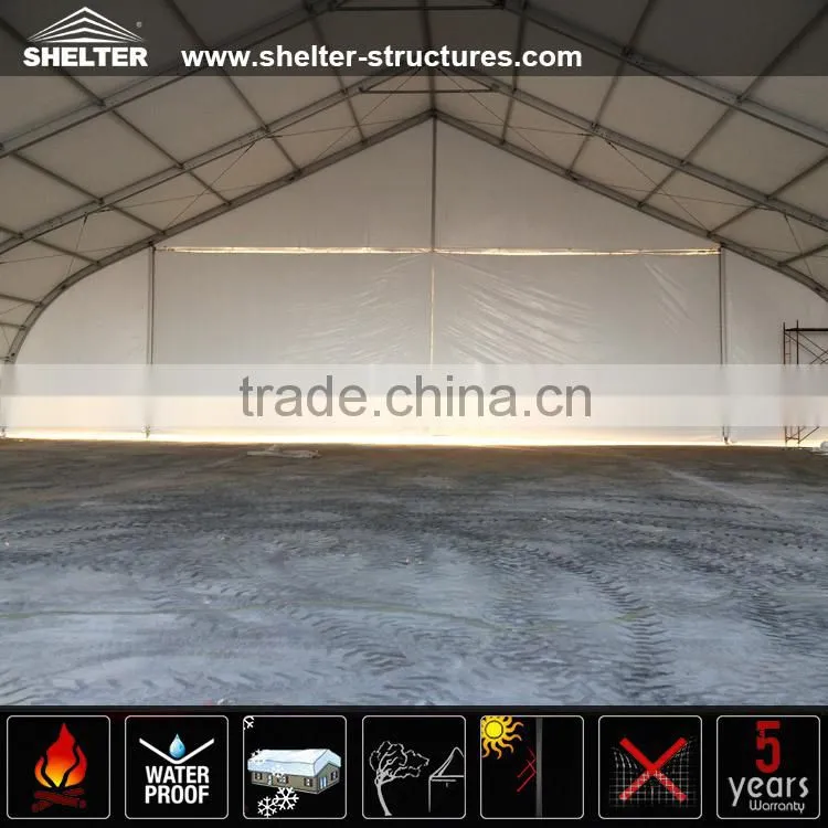Stunning Permanent Fireproof TFS fabricated commercial tents for storage for sale