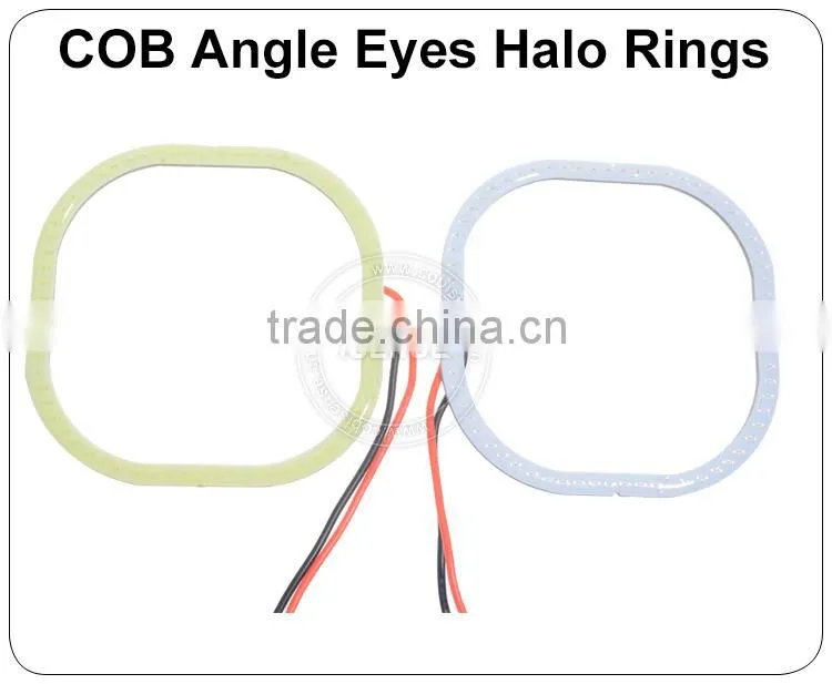 Plasma COB led angel eyes for bmw f30 e90 e92 e93 m3 single color white red 60*60mm