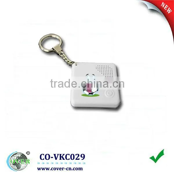 Cheapet Customized voice recordable keychain for 2014 World Cup promotion gift