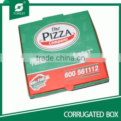 Custom printed pizza box corrugated pizza box