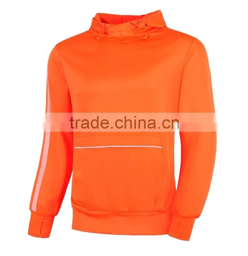 custom blank high qualityorange cotton sport hoody