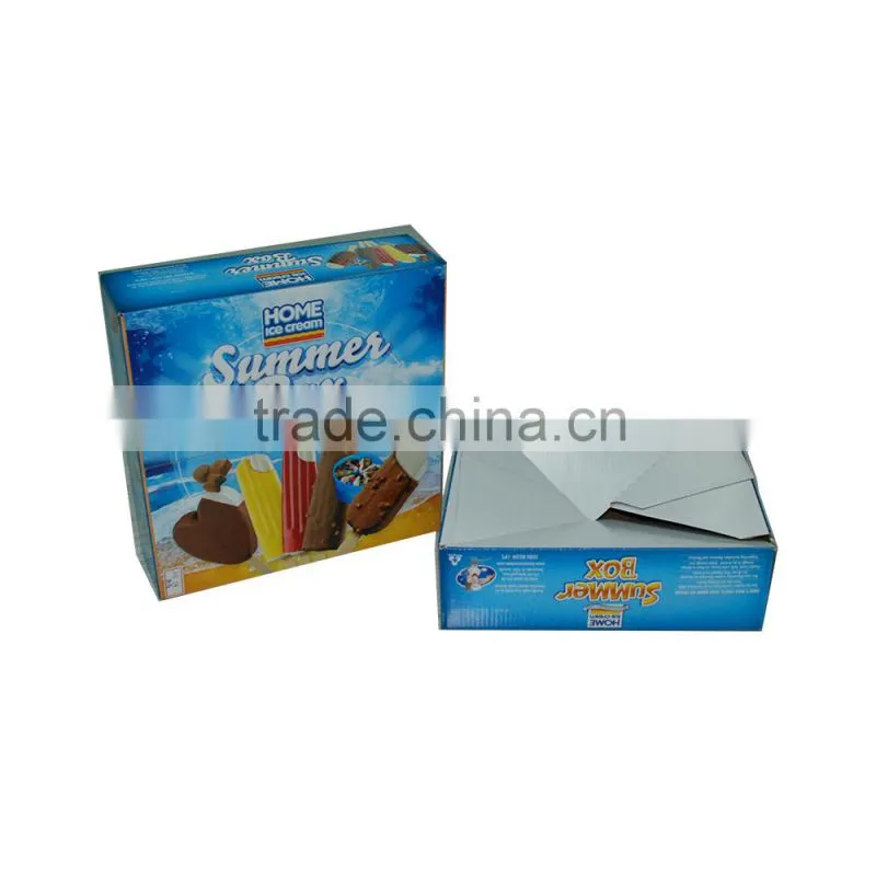 KRAFT PAPER PACKING BOX FOR ICE CREAM