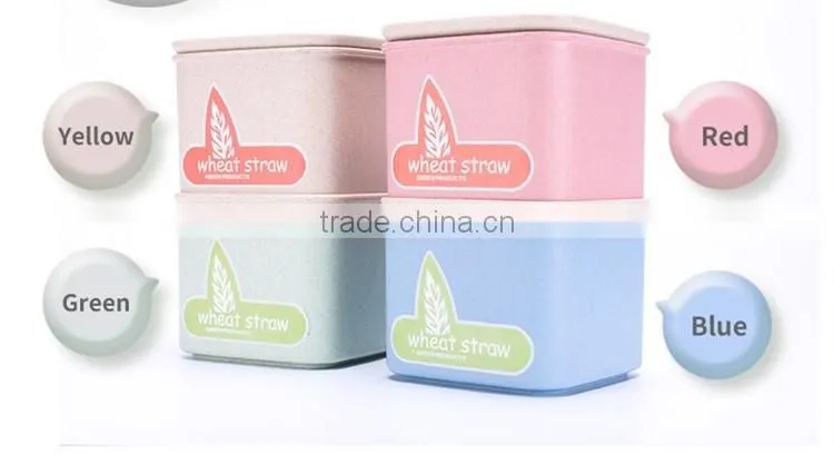 Wheat straw plastic jar/container 550ml/850ml/1650ml