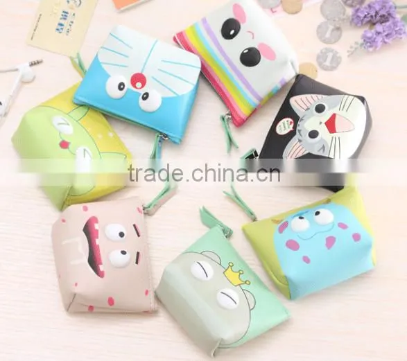 Promotion happy party PU leather coin purse with low price