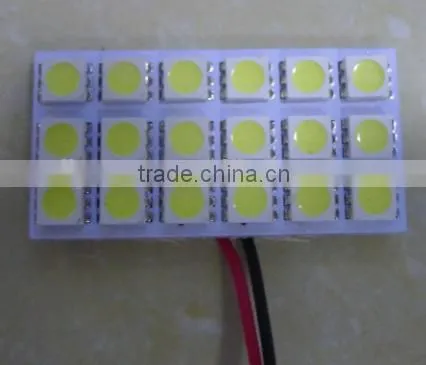 PCB 24SMD 5050 car panel light, Car Roof 12v 24v Led Bulb ,Auto Bulb 12v/24v