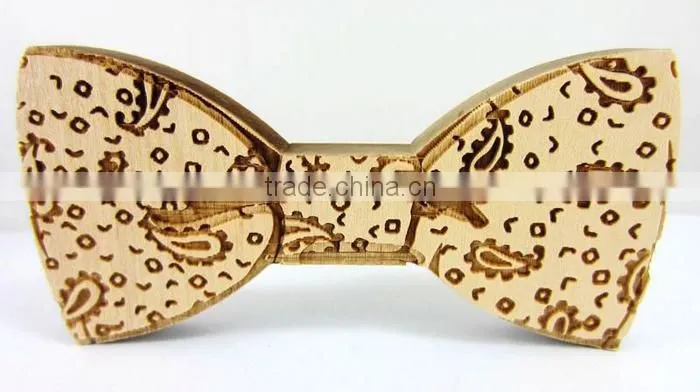 2016 100% Handmade Custom Silk Tie New Bow Ties Wooden Ties
