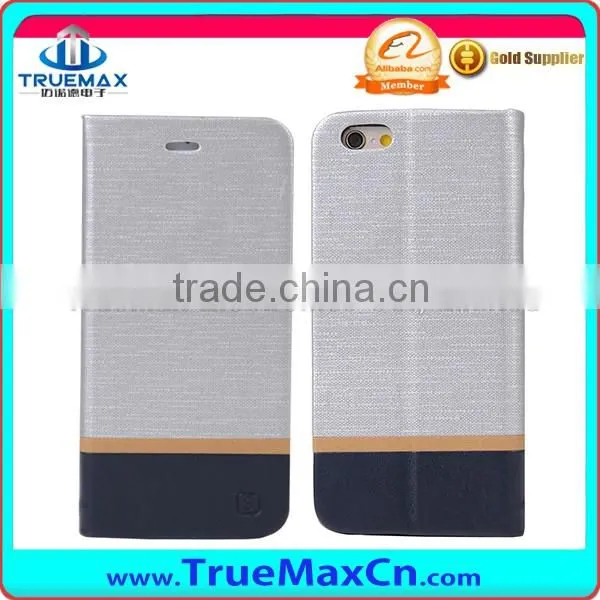 Premium wallet&card holder&stand flip cover for iphone 6 6s leather phone case