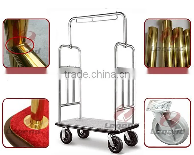 Hotel Bellman Luggage Cart guangzhou luggage trolley