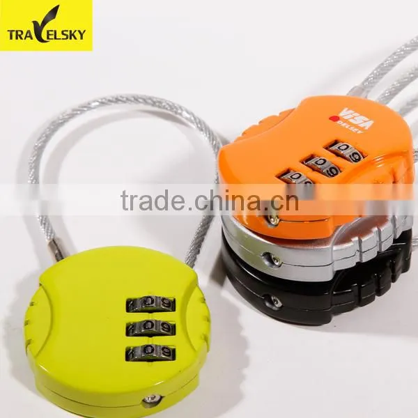 13319 3-dial combo cable lock