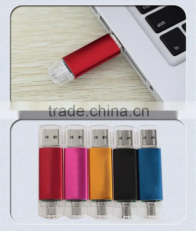 OTG usb flash drive, bulk Swivel style full capacity pen drive,2013 new design