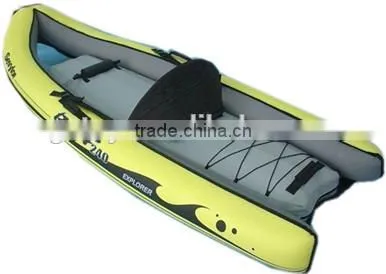 inflatable 1 person fishing kayak canoe