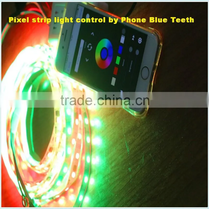 led pixel strip light control by bluetooth magic controller