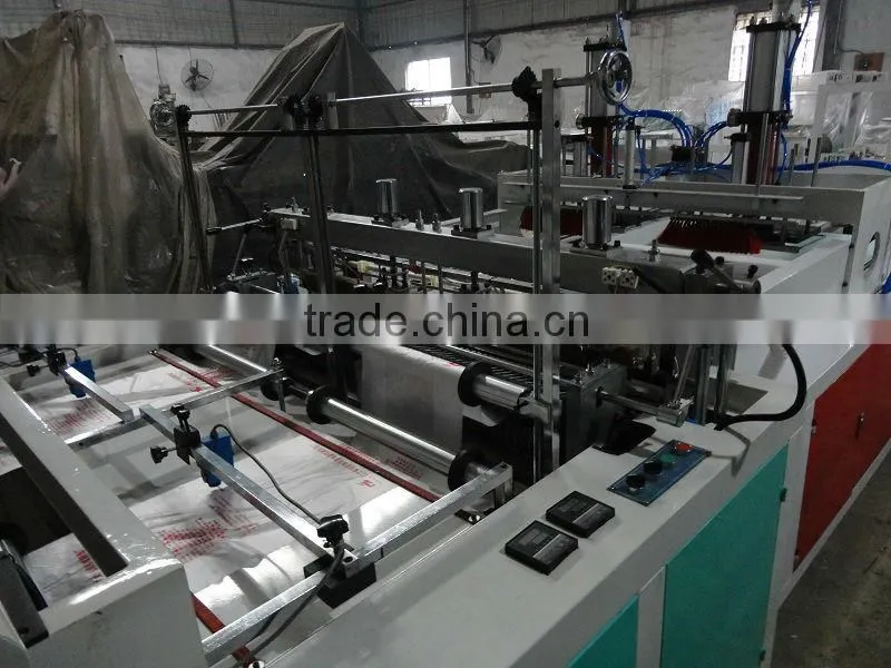 2014mounth punching high speed vest bag making machine