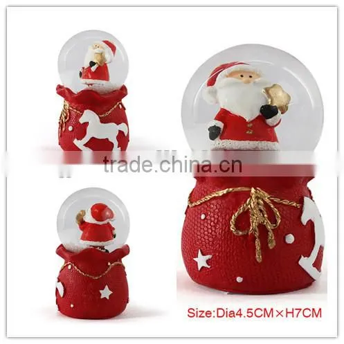 2015 Custom hotsale glass snow globe