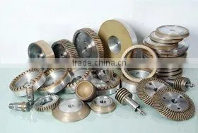 Glass work use grinding and polishing wheel
