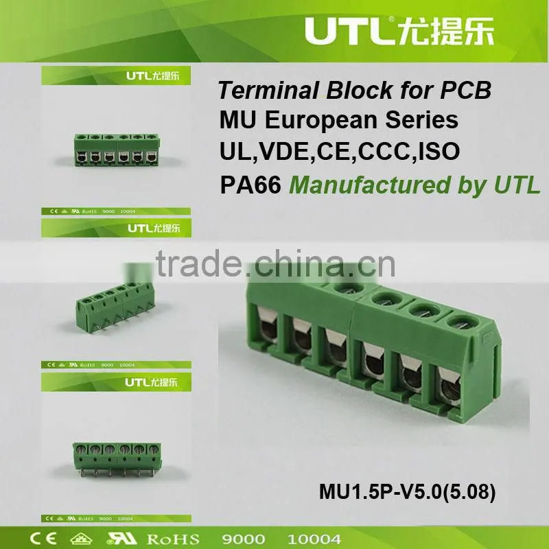 phoenix contact terminal block 5.0mm 5.08mm 2-24P/ PCB terminal block Contacts 5.0mm 5.08mm