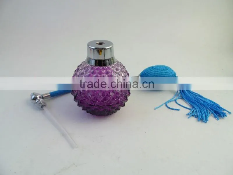 100ml refillable spray parfume bottle with bulb atomizer