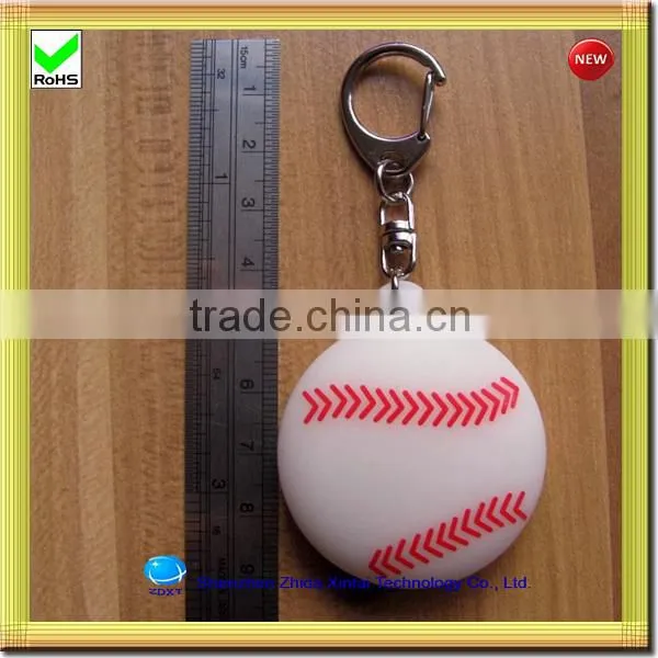 China factory silicone all types of keychains
