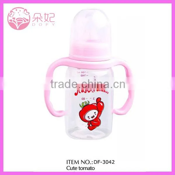 free sample baby water bottle with straw and handle