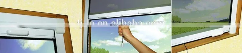 130cm* 150cm Aluminium retractable insect screen window roller-- MZL-1