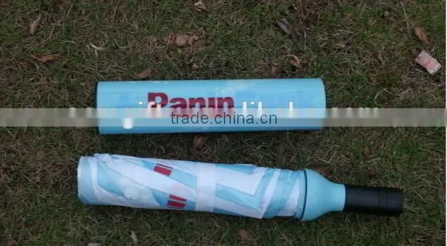 Cheap Wine Bottle Umbrella with Customized Logo
