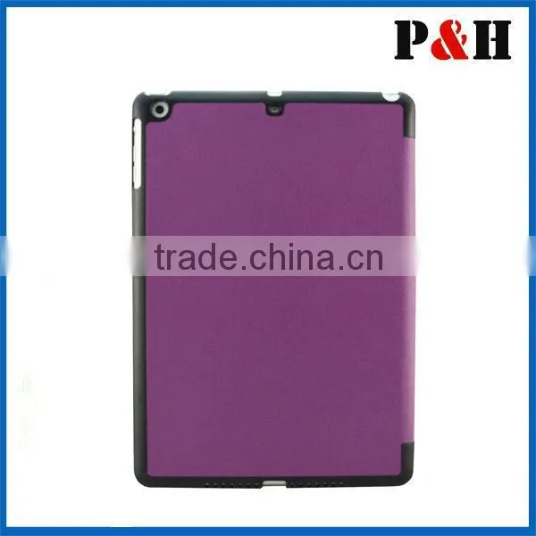 PU Leather Multi-Folding Folio Wallet Case for Apple iPad Air