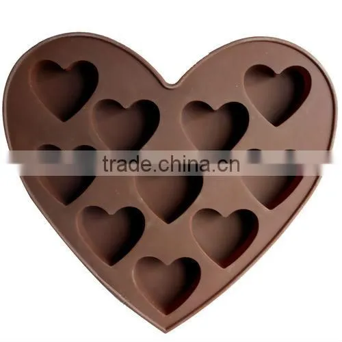 Heart Shaped Chocolate Silicone Cake Mould for Baking