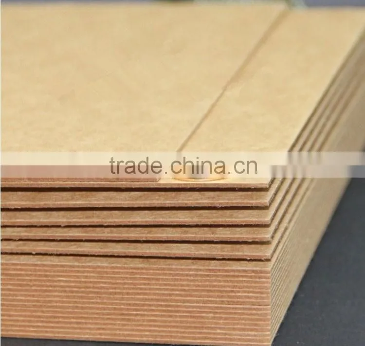 Elastic closure kraft paper file folder, Kraft 3 flap folder