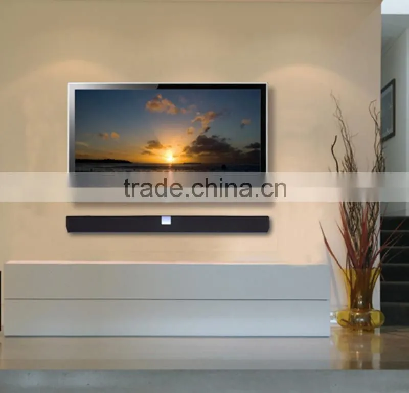 Popular and fashionable slim soundbar with USA MAXXBASS sound technology for tv /home theater