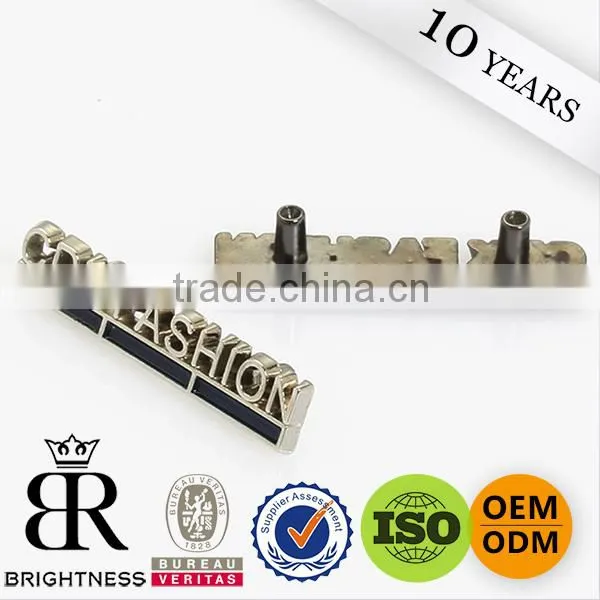 Custom metal logo small national brand logos