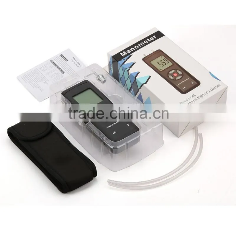 Digital Manometer,Digital Manometer Differential Air Pressure Meter Gauge TL-101
