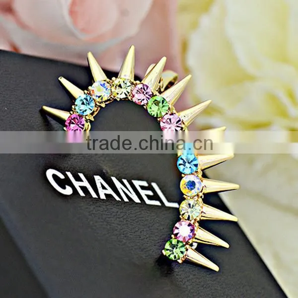 cartilage french colors good quality ear cuff wrap clip earring