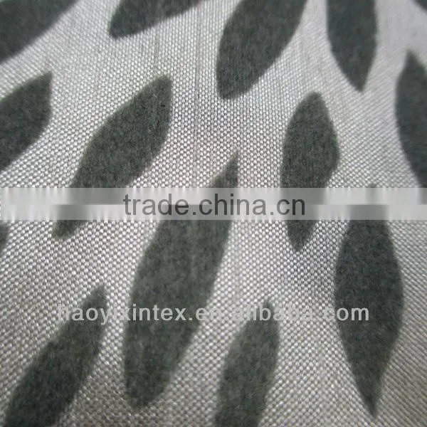Flocked Slub Fabric