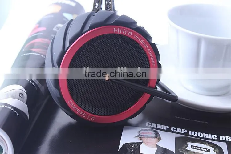 China new innovative tire shape portable wireless bluetooth speaker